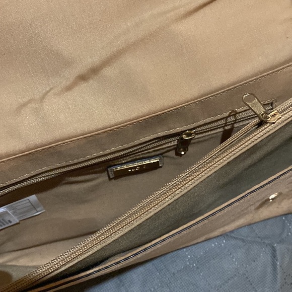 Suede Nude Aldo Clutch/Shoulder Bag - Picture 4 of 5